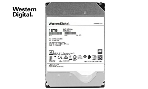 WUH721818ALE6L4 西部数据（WD） 企业级 NAS 服务器 18T 氦气 硬盘