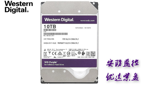 WD102EJRX 西部数据（WD） 监控级硬盘  10T 紫盘