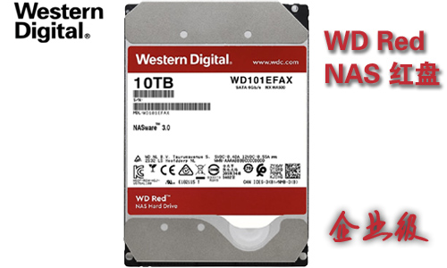 WD101EFAX 西部数据（WD） 企业级硬盘  10T NAS 红盘